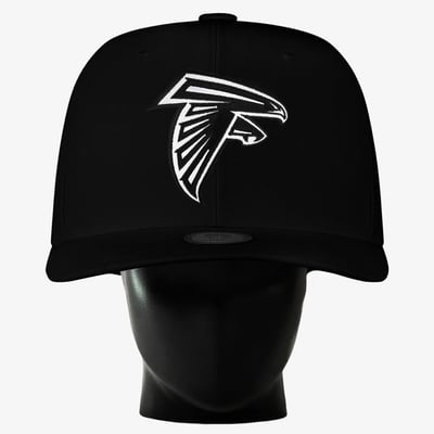 Atlanta Falcons Noggin Boss Unisex Big Hat - Black
